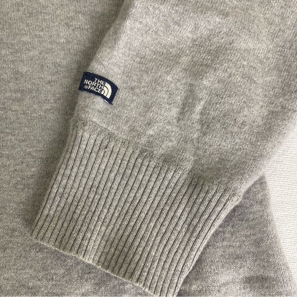 Men's Sweater The North Face Pullover California Heritage Gray Sz S Quarter Zip - Picture 5 of 16